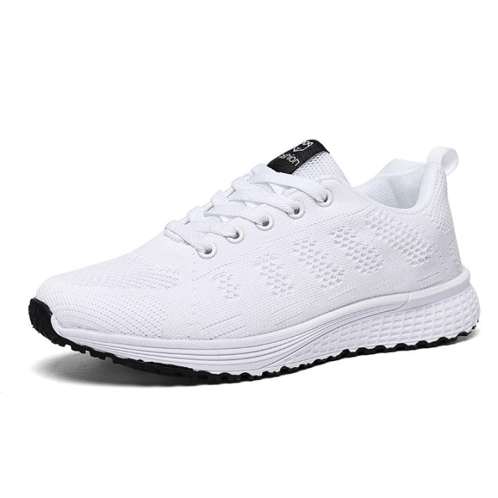 Zapatillas Casuales Para Mujer Transpirables De Malla Zapatos Deportivos Con Plataforma Tenis Femininos Sin Tacón Altos Para Verano
