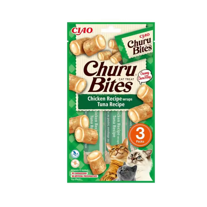 Churu Bites GATO Receta de Atún (12 uds. de 3 x 10 g) - 1