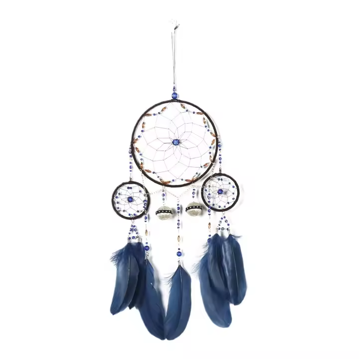 Hand Hecho with Plumas, adecuado para Colgar en la comparación, decoración del Hogar - 1
