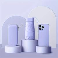 vattenskydd Paraguas plegable con estuche color Lilac - details 0