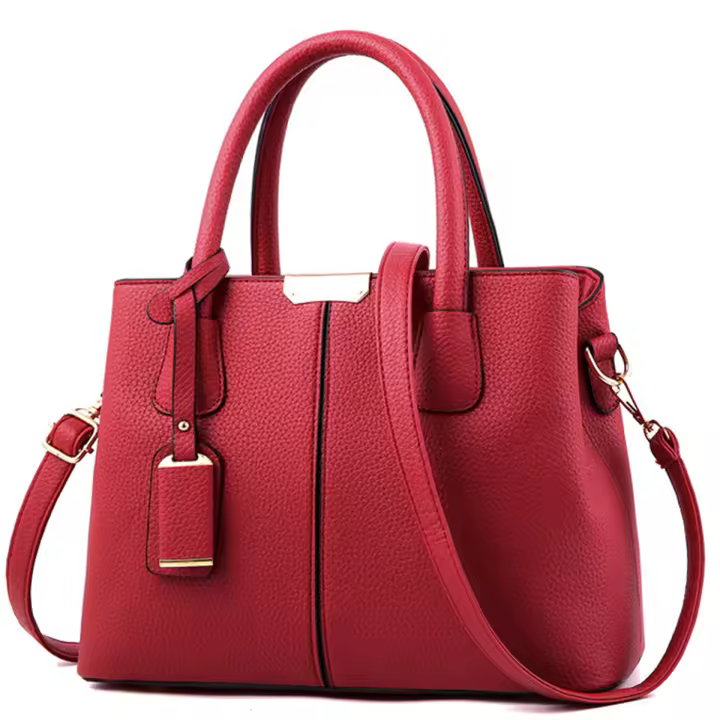 Bolso De Hombro Para Mujer Estilo Europeo Y Americano Nueva Moda Y Textura De Alta Gama Bolso Mano Con Cierre De Cremallera - 1