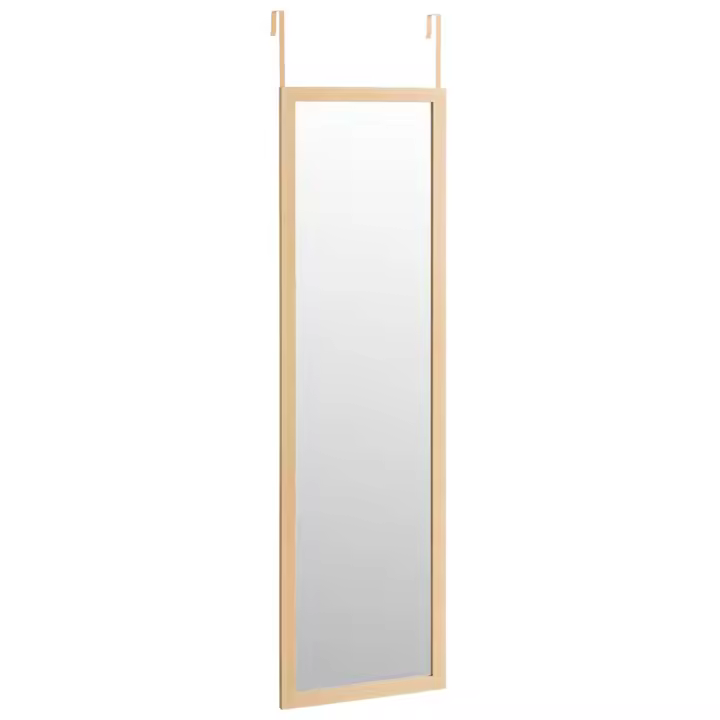Lola Home Espejo beige de plástico PE para puerta de 35x125 cm - 1