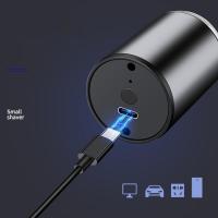 Afeitadora Eléctrica Pequeña Impermeable Recargable USB Para Barba Y Pelo Facial Uso Seco Y Húmedo Afeitadora De Mustachos - details 8