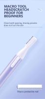 Afeitadora De Cejas Eléctrica Multifuncional Lavable Para Hombres Y Mujeres No Daña La Piel Como Un Cuchillo De Bebé - details 5