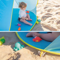 Olmitos - Tienda Pop UP de bebé para Playa y jardín– Manta/Parasol Protector de Sol y Viento – Plegable Compacto Muy Ligero - details 3