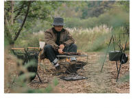 Cage De Barbecue De Madera Al Aire Libre Para Carne Y Verduras Con Mango De Barra Para Camping Herramientas De Picnic - details 15