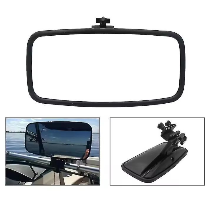 Universal espejo retrovisor marino, para barcos de esquí pontón barco deportes acuáticos embarcaciones Surf - 1