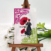 Caja De Regalo 3D Plegable Con Borde De Artesanía Y Marco Herramientas De Corte Metálico Para Scrapbooking Decorativo Y Encaje Manual - details 4