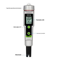 Salinómetro Portátil Salinómetro Y Termómetro 2-en-1 Impermeable Para Pruebas De Salinidad Y Temperatura Tipo Salinógrafo - details 1