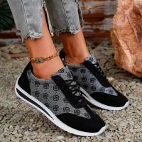 Zapatillas De Mujer 2024 Primavera/Otoño Moda Versátil Para Exterior Zapatos De Caminar Cómodos Con Cordones Casual Para Adultos - details 7