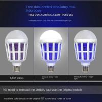 Lámpara LED Repelente De Mosquitos Para Interior Con Luz Dual Propósito E27 Montaje En Tornillo Anticorriente Doméstica - details 14