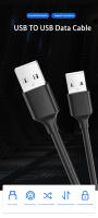Cable De Extensión USB 2.0 Macho a Macho Con Gel De Silicio Para Radiador Disco Duro Cámara Web Extensor De Datos USB - details 1