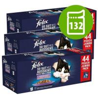 Felix Purina Fantastic Comida Húmeda para Gato Adulto Pack Surtido, Megapack Ahorro 132 x 85 g - details 0