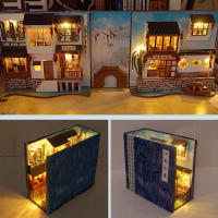 Kit De Puzzle 3D De Madera Librería DIY Estante De Libros Miniatura Casa De Muñecas Modelo De Construcción Para Decoración Del Hogar - details 11
