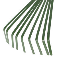 Rake De Jardín Con 9 Dientes Y Mango Cómodo 15.5 Pulgadas Herramienta De Limpieza Y Riego Para Hierba Y Excremento De Animales Domésticos - details 5