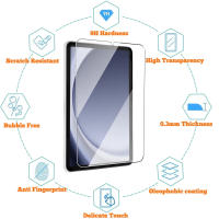 Protector De Pantalla De Vidrio Templado Para Samsung Galaxy Tab S6 Lite A9 plus S8 S9 plus Ultra S7 Fe S9 Fe 12.4 A8 Película - details 2