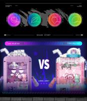 Juguete De Bloques De Construcción Crane Machine Disguise Serie Taro Suelo De Hielo Fresa Sundae Para Niños Y Niñas De 6 a 12 Años Material ABS Sin Batería - details 2