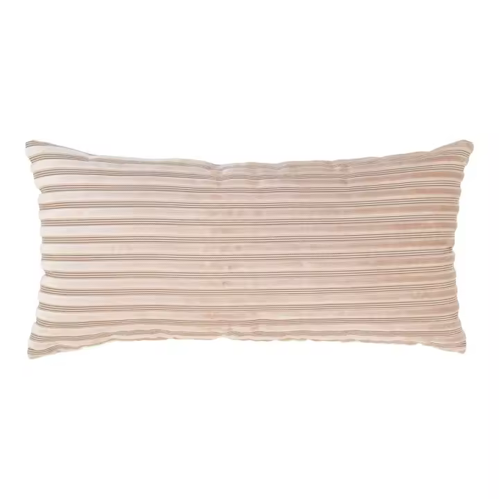 Almohada Alburry Decorativa, Algodón, Beige, 60x30x1 cm - 1