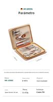 Kit De Manicura Y Pedicura Profesional MR.GREEN 12 En 1 Con Estuche Portátil De Cuero Regalo Ideal Herramientas De Acero Inoxidable - details 15