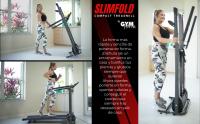 GYMFORM Cinta de correr plegable Slimfold, cinta de andar eléctrica, cinta para correr en el hogar, apto para todas las edades. Pantalla LCD, 3 niveles de intensidad y velocidad con soporte pata tablet o movil - details 2