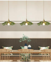 Lámpara Colgante De Vidrio Colorido LED Moderna Para Dormitorio Y Sala De Estar Iluminación Suspenso Candelabro Individual Para Barra De Hotel - details 7