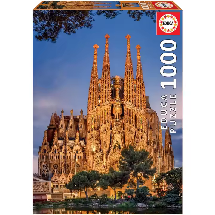 Educa - Puzzle de 1000 Piezas  Sagrada Familia. Incluye Pegamento Fix Puzzle. + 14 años Educa 17097 - 1