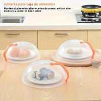 Cubierta De Microondas Transparente Reutilizable Resistente Al Calor Airtight Anti-Salpicaduras Tapa De Alimentos Para Cocina - details 5