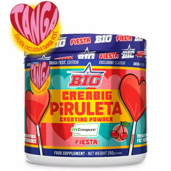 Big Creatina Creapure Fiesta Sabor Piruleta 250 gr - 1