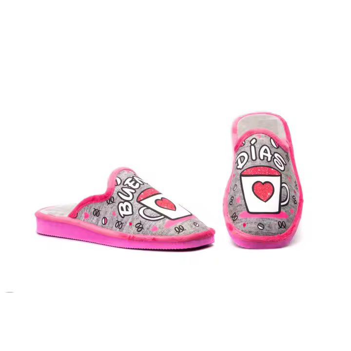 JAM Zapatillas Mujer Gris Fucsia Modelo ZCH-613 - 1