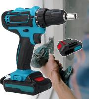 Taladro Atornillador , Weytoll eléctrico multifuncional 3 en 1 bateria litio , impacto de 21 V Motor cepillado , azul, ENVIO 24H - details 4