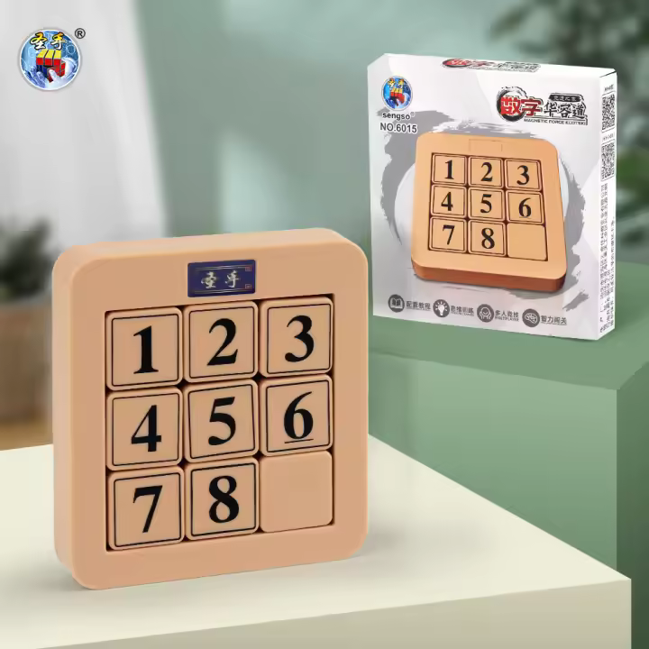 Juego De Rompecabezas Educativo SENGSO 3x3 4x4 Cubo De Puzzle Para Niños Juguetes De Alta Calidad Desafío Cerebral Para Adolescentes Y Adultos - 1