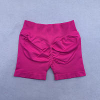 Shorts De Yoga Para Mujer Sin Costuras Scrunch Bum Gimnasio Workout Low Waist Leggings Estirables Running Shorts - details 5