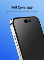 Vokamo - Protector de Pantalla de Vidrio Templado Acabado Mate 0,25mm de Alta Calidad y Ultra Claridad HD para iPhone 14 Series (iPhone 14, 14 Plus, 14 Pro, 14 Pro Max) Borde Negro y Anti Huellas - details 7