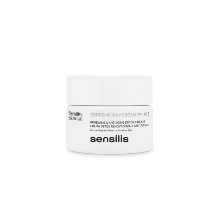 30% EXTRA 2ºUd. SENSILIS Supreme Crema de día Detox Renovadora SPF15 50ml ✅ Entrega 24/72h - 1
