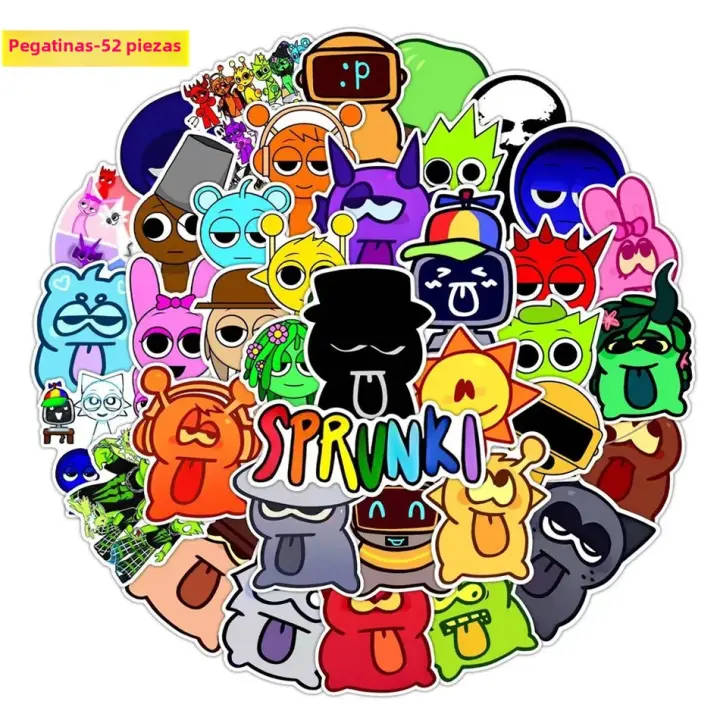 Muñeco De Peluche Sprunki Incredibox Juguete De Peluche Para Niños Almohada De Dibujos Animados Regalo De Cumpleaños Y Navidad Muñeco De Oso De Televisión Y Película - 1