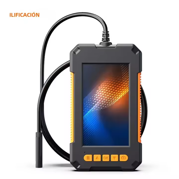 Cámara De Endoscopio Industrial HD1080P Con Pantalla IPS De 4.3" Y Lente Dual IP68 Impermeable Con Batería De 2600mAh Para Inspección - 1