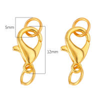 30pcs Correas De Langosta De Acero Inoxidable Con Anillos De Salto Para Hacer Pulseras Y Collares DIY Suministros De Joyería Conectores - details 10