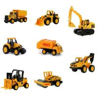 Juguetes De Navidad Vehículos De Miniatura De Aluminio 8 Tipos De Coches De Construcción Y Camiones Cargueros Modelo De Coche - details 4