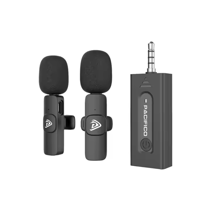 PACIFICO Micrófonos inalámbricos, conector jack 2,5mm, hasta 10m de distancia - 1
