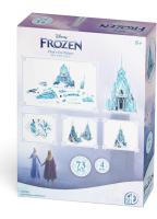 University Games Rompecabezas 3D de Frozen Ice Palace de Disney, Color Blanco y Azul - details 5