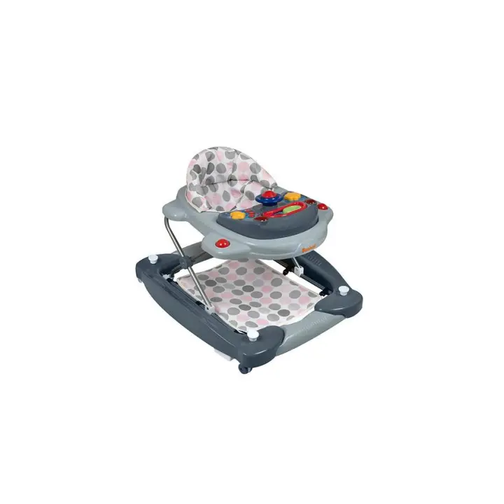 Andador Classic 2em1 Pink Gray Baninni - 1