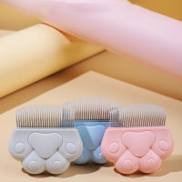 Peine Para Gatos Y Perros Con Cerdas Eliminador De Pelo Y Nudos Abiertos Tela De Mascota Muñeco De Peluche Para Pelo Largo Peine Con Aguja Dedicado - details 2