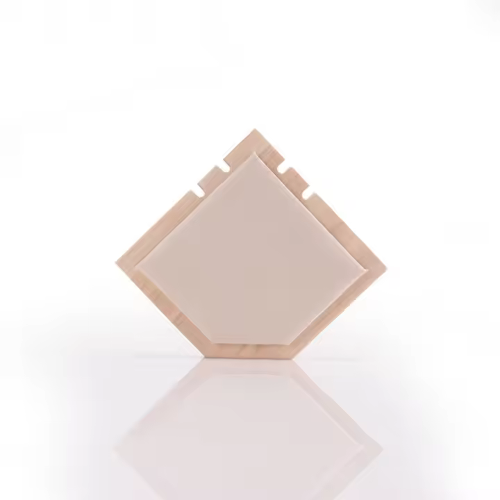 Soporte De Joyería Creativo En Forma Geométrica Madera Para Colgantes Pulseras Pulseras Anulares Expositor De Escritorio - 1