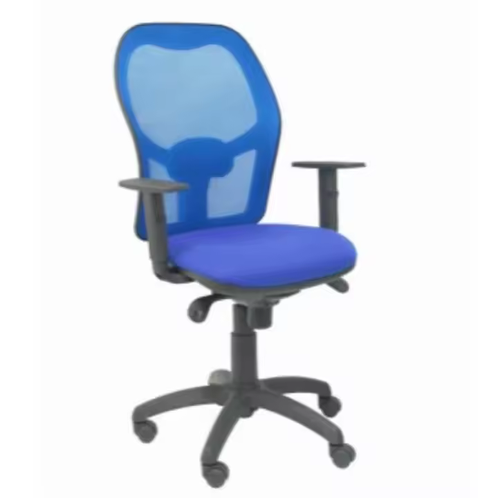 Silla jorquera malla azul asiento b - 1