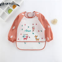 Bib De Bebé Impermeable Con Pico Y Bata De Arte Para Niños Y Niñas De 1 a 3 Años Paño De Ensechar Con Mangas Largas Y Bolsillo Estilo Moda - details 20