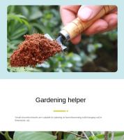 Mini Shovel De Jardín Herramienta Multifuncional De Acero Inoxidable Con Mango De Madera Para Rascar Y Aclarar La Tierra - details 9