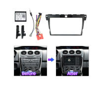 Kit De Instalación Para Radio De Coche 9 Pulgadas Para Mazda CX7 CX-7 CX 7 2008-2015 Marco De Consola Adaptador Placa De Enchufe Ajuste Para Pantalla Del Tablero - details 1