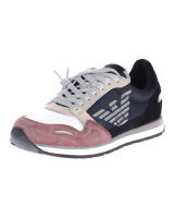Emporio Armani Zapatillas Zapatos de Hombre Blanco Rojo X4X215 XL200 E487 - details 0