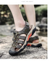 Sandalias Para Hombre De Cuero Genuino Cómodo Talla Grande Verano Exterior Sandalias De Playa Romanas Zapatos De Calzado Casual - details 25