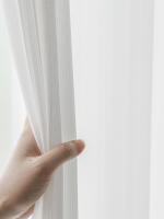 Cortina De Encaje Blanco Japonés Para Sala De Estar Y Balcones Translúcida Velocidad De Sombreado 1%-40% Sin Dobles Capas Estilo Japonés - details 3
